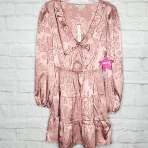 Speechless babydoll boho shiny Dress